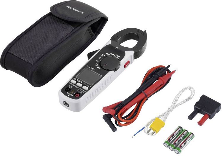 Produktbild: VOLTCRAFT VC-523 Stromzange digital CAT III 600V Anzeige (Counts): 4000