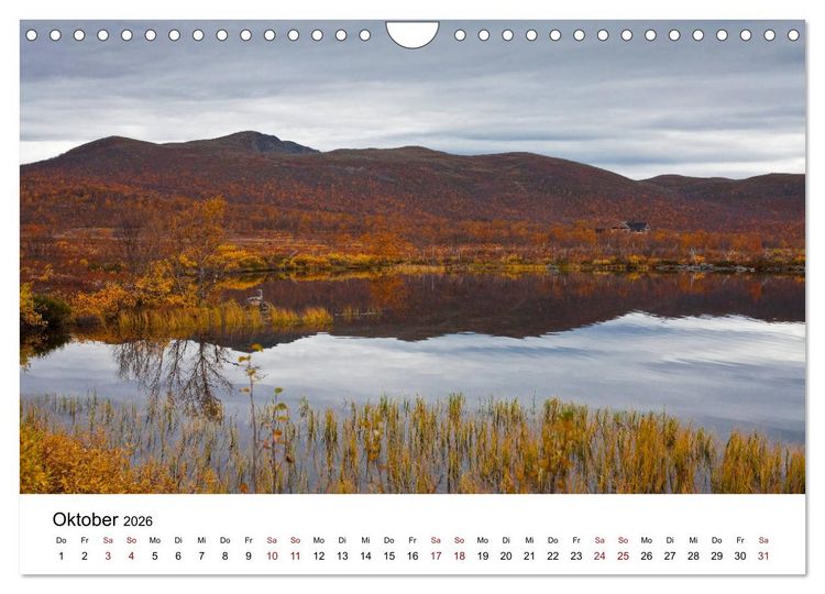 Produktbild: Skandinavien - Hoch im Norden (Wandkalender 2026 DIN A4 quer), CALVENDO Monatskalender
