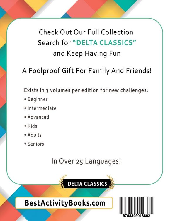 Produktbild: WORD SEARCH IN GREEK FOR ADULTS - IT'S EASY! VOL.3 - DELTA CLASSICS - FIND 2000 CLEVERLY HIDDEN WORDS