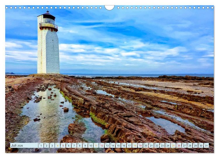 Produktbild: Leuchtt&uuml;rme - maritime Wegweiser (Wandkalender 2026 DIN A3 quer), CALVENDO Monatskalender