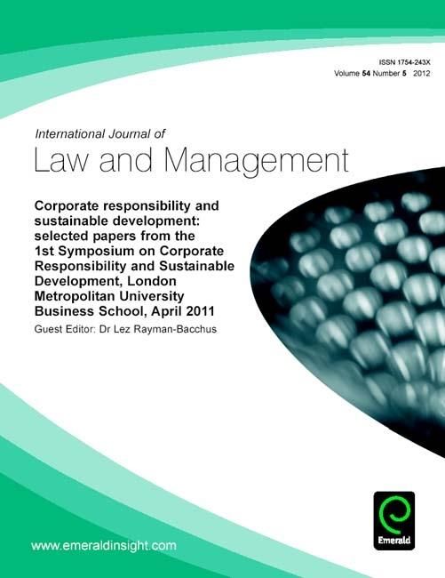 Produktbild: Corporate Responsibility and Sustainable Development