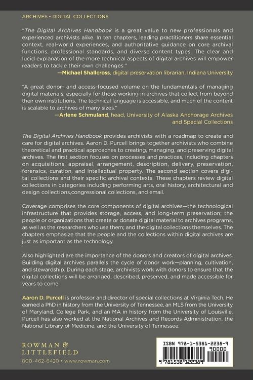 Produktbild: Digital Archives Handbook