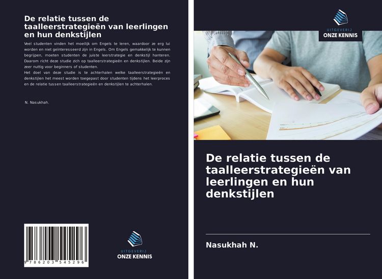 Produktbild: De relatie tussen de taalleerstrategie&euml;n van leerlingen en hun denkstijlen