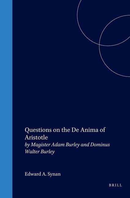 Produktbild: Questions on the de Anima of Aristotle