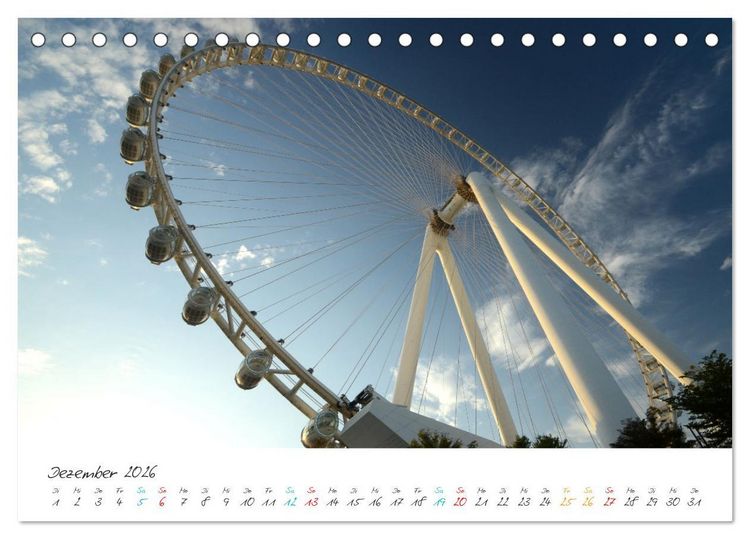 Produktbild: Dubai, die Stadt der Superlative. (Tischkalender 2026 DIN A5 quer), CALVENDO Monatskalender