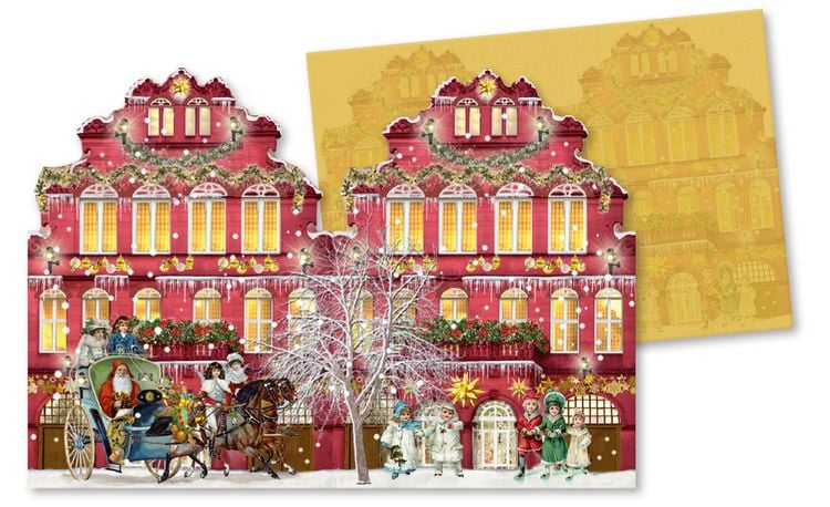 Produktbild: Mini-Adventskalender &ndash; Nostalgische Weihnachtsh&auml;user