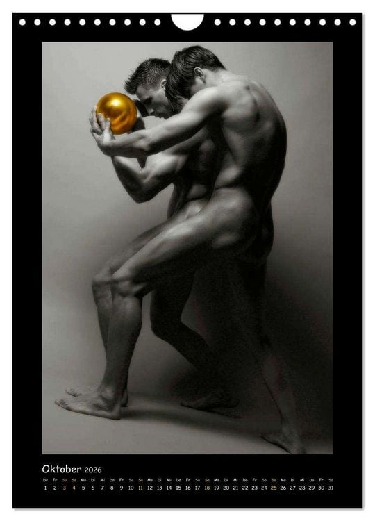 Produktbild: Golden Ball - M&auml;nner Akte (Wandkalender 2026 DIN A4 hoch), CALVENDO Monatskalender