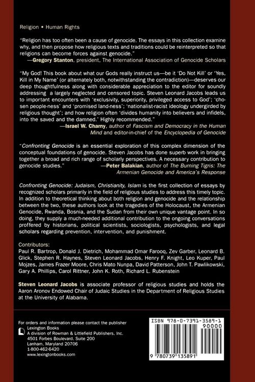 Produktbild: Confronting Genocide