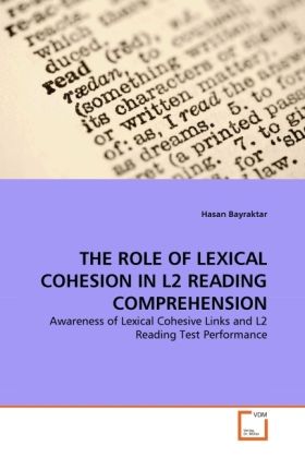 Produktbild: Bayraktar, H: Role Of Lexical Cohesion in L2 Reading Compreh