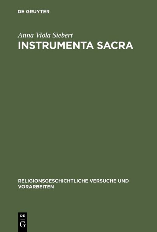 Produktbild: Instrumenta Sacra