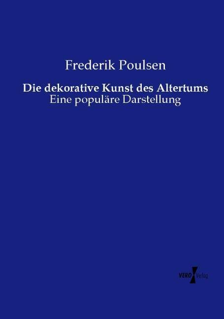 Produktbild: Die dekorative Kunst des Altertums