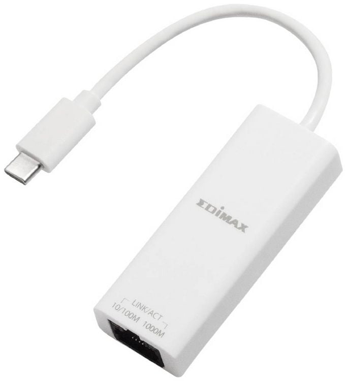 Produktbild: EDIMAX EU-4306C Netzwerkadapter 10 / 100 / 1000 MBit/s USB-C&reg;, RJ45