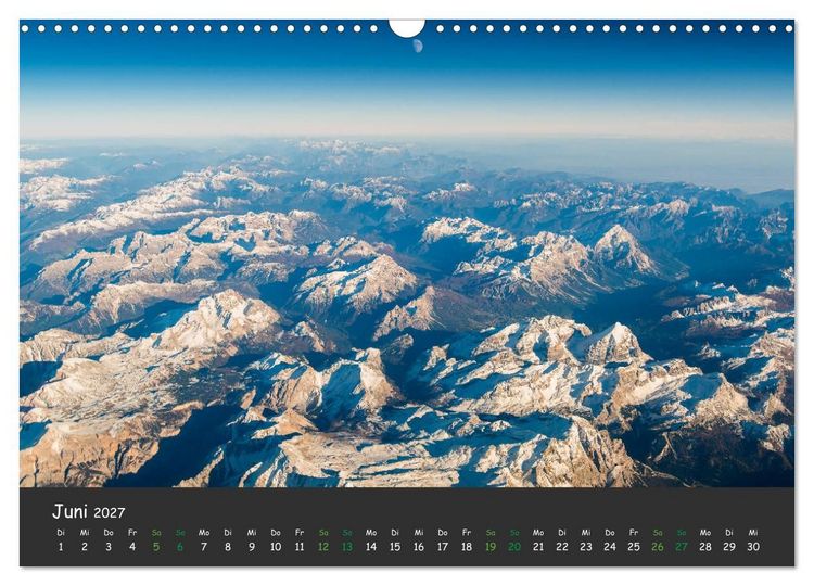 Produktbild: Pilot's-eye view - Die Welt von oben (Wandkalender 2027 DIN A3 quer), CALVENDO Monatskalender