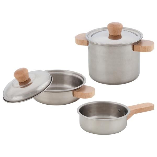 Produktbild: Kochset Sternek&uuml;che, 2 T&ouml;pfe und 1 Pfanne