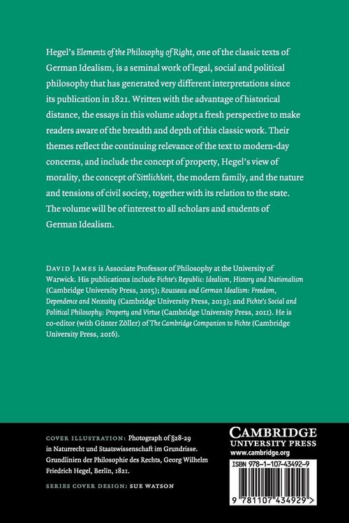 Produktbild: Hegel's 'Elements of the Philosophy of Right'