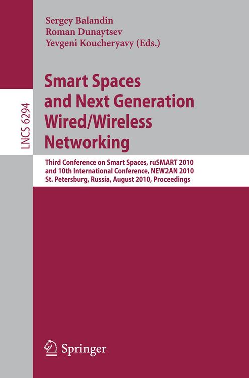 Produktbild: Smart Spaces and Next Generation Wired/Wireless Networking