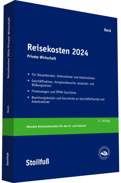 Produktbild: Reisekosten 2024