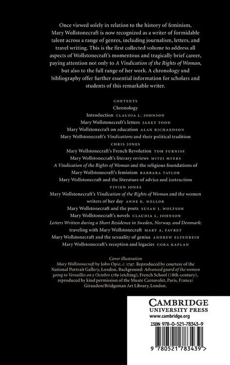 Produktbild: The Cambridge Companion to Mary Wollstonecraft