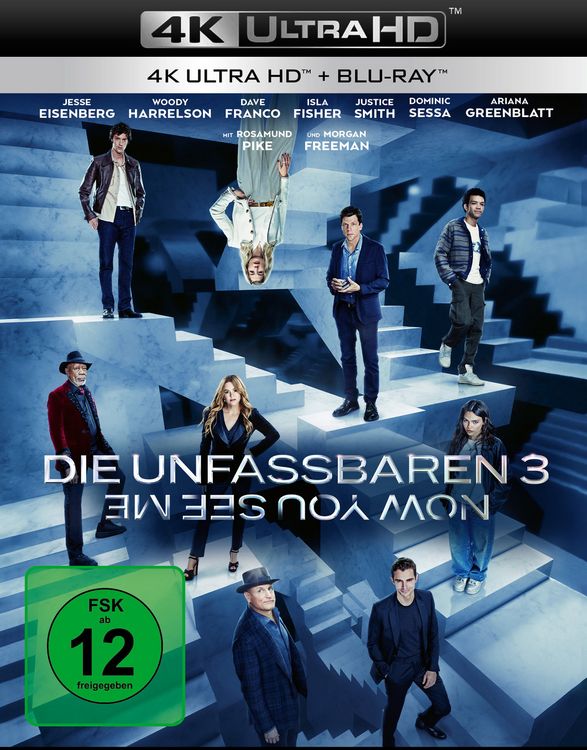 Produktbild: Die Unfassbaren 3 - Now you see me (4K Ultra HD) (+ Blu-ray)