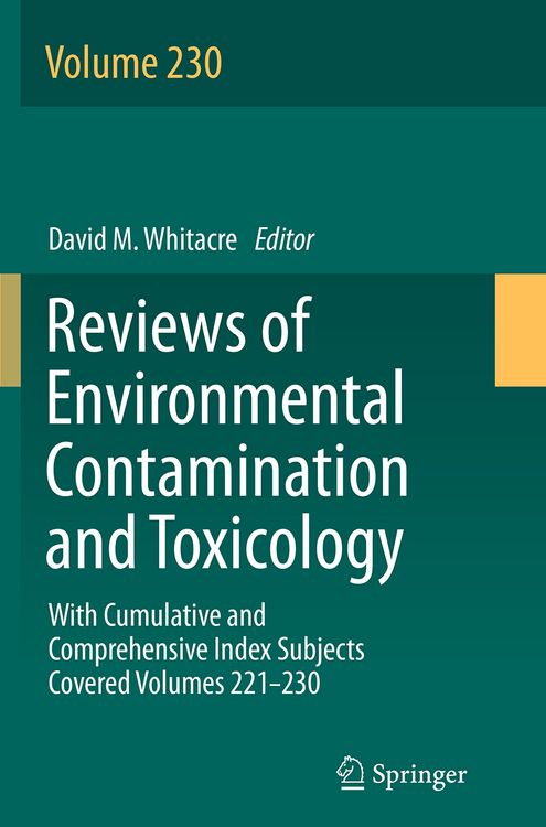 Produktbild: Reviews of Environmental Contamination and Toxicology volume