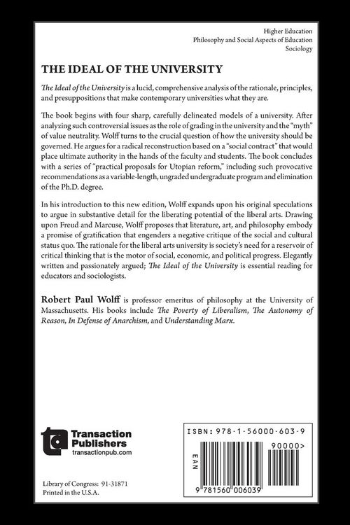 Produktbild: The Ideal of the University