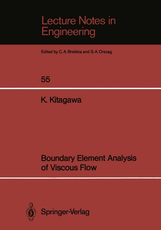 Produktbild: Boundary Element Analysis of Viscous Flow