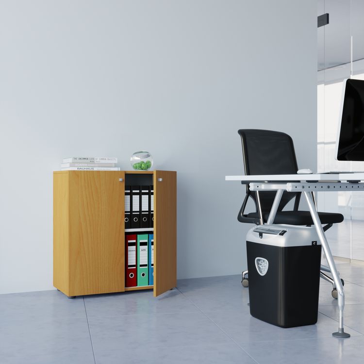Produktbild: B&uuml;roschrank B&uuml;cher Ordner Aktenschrank Lona 2fach