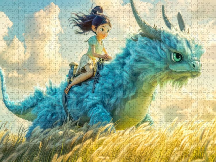 Produktbild: CALVENDO Puzzle Dragon | 1000 Teile Lege-Gr&ouml;&szlig;e 64x48cm Foto-Puzzle f&uuml;r gl&uuml;ckliche Stunden