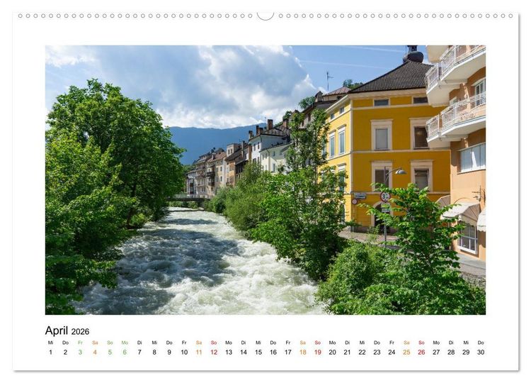 Produktbild: S&uuml;dtirol - Traumhafte Berge und Seen im Norden Italiens (hochwertiger Premium Wandkalender 2026 DIN A2 quer), Kunstdruck in Hochglanz