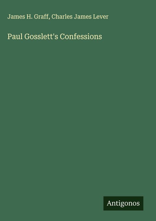 Produktbild: Paul Gosslett's Confessions