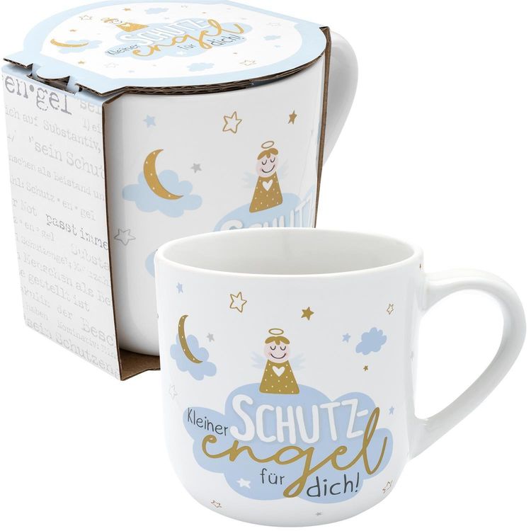 Produktbild: GRUSS & CO Tasse mit Motivdruck: "Kleiner Schutzengel f&uuml;r di