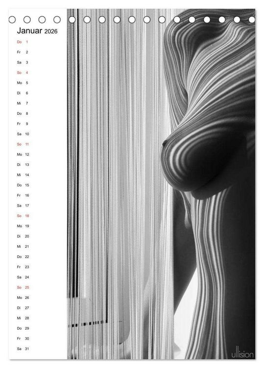 Produktbild: Akt abstrakt (Tischkalender 2026 DIN A5 hoch), CALVENDO Monatskalender