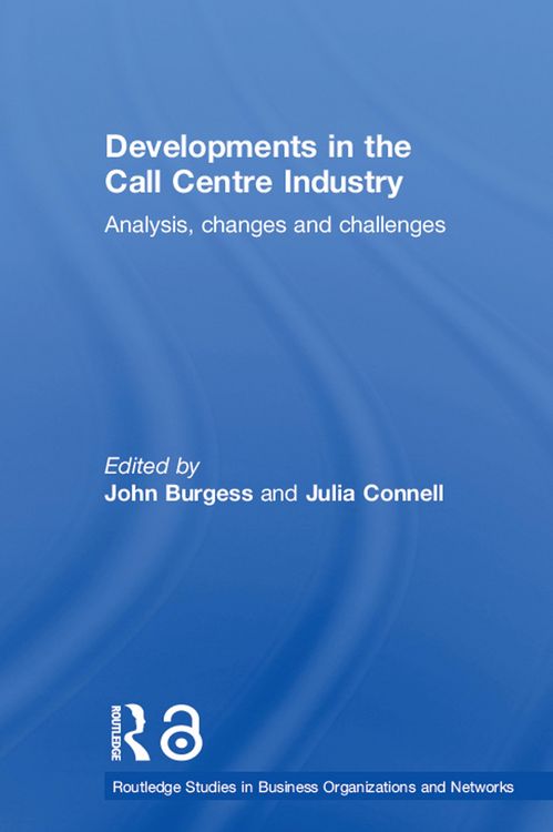 Produktbild: Developments in the Call Centre Industry