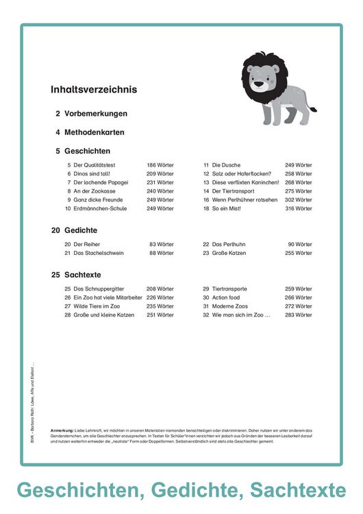 Produktbild: L&ouml;we, Affe und Elefant - Tierische Zoogeschichten gemeinsam im Lesetandem lesen