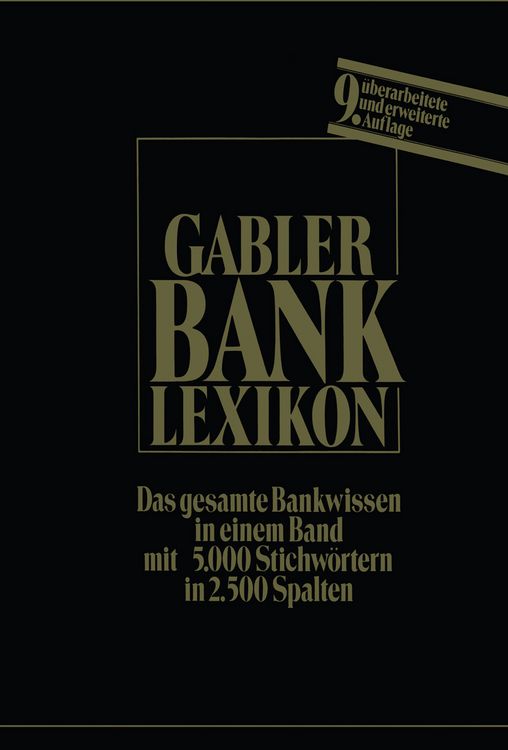 Produktbild: Bank-Lexikon