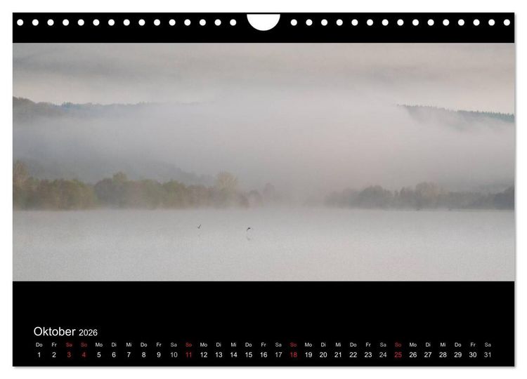 Produktbild: NEBEL (Wandkalender 2026 DIN A4 quer), CALVENDO Monatskalender