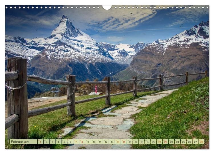 Produktbild: Wandern - die Welt erwartet Dich (Wandkalender 2026 DIN A3 quer), CALVENDO Monatskalender