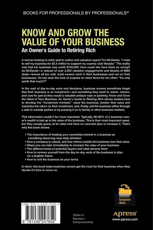 Produktbild: Know and Grow the Value of Your Business