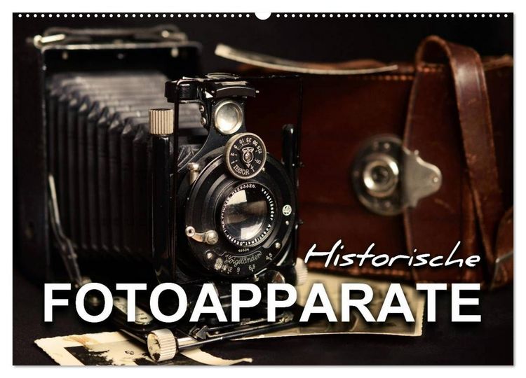 Produktbild: Historische Fotoapparate (Wandkalender 2026 DIN A2 quer), CALVENDO Monatskalender