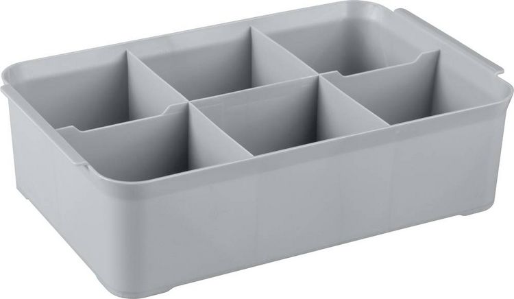 Produktbild: Curver 243860 Aufbewahrungsbox HANDY (L x B x H) 275 x 175 x 75mm Silber 1St.