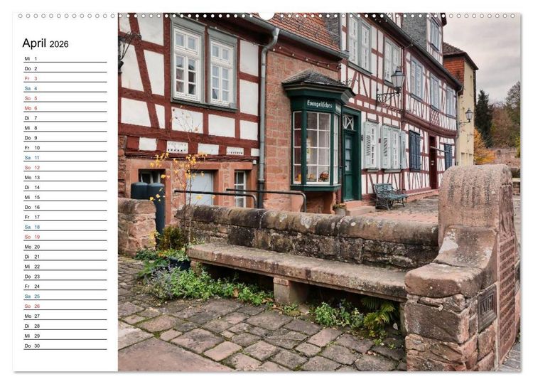 Produktbild: Herrliches Hessen - B&uuml;dingen (hochwertiger Premium Wandkalender 2026 DIN A2 quer), Kunstdruck in Hochglanz
