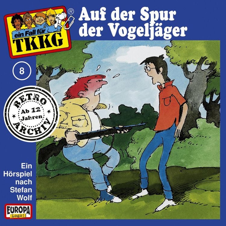 Produktbild: TKKG - Folge 08: Auf der Spur der Vogelj&auml;ger