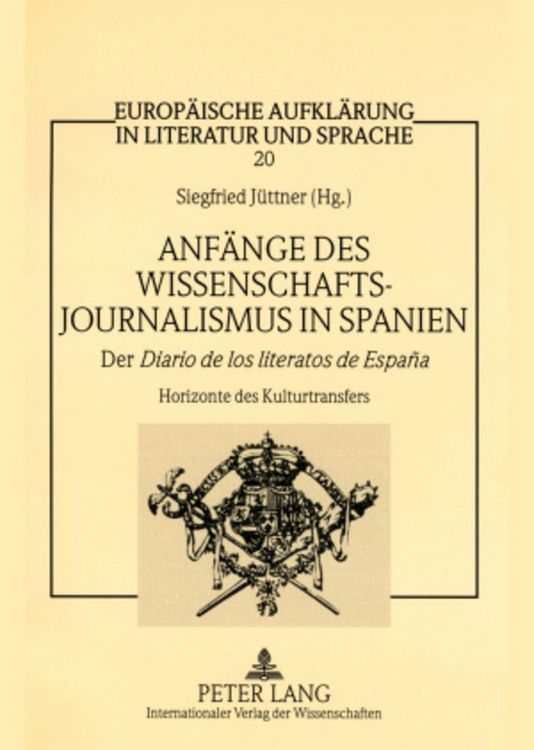 Produktbild: Anf&auml;nge des Wissenschaftsjournalismus in Spanien