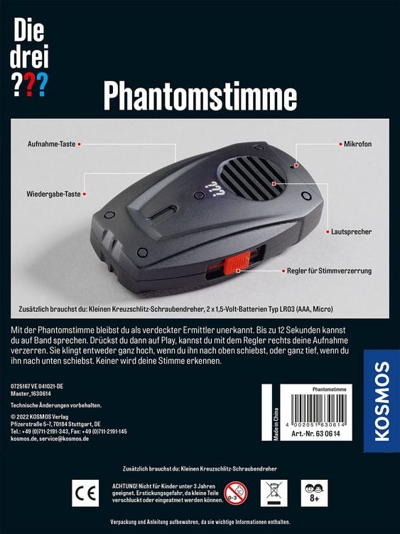 Produktbild: Die drei ??? Phantomstimme