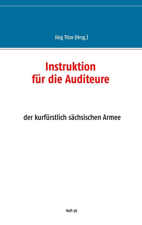 Produktbild: Instruktion f&uuml;r die Auditeure