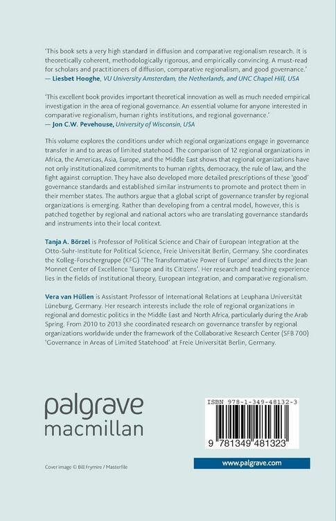Produktbild: Governance Transfer by Regional Organizations