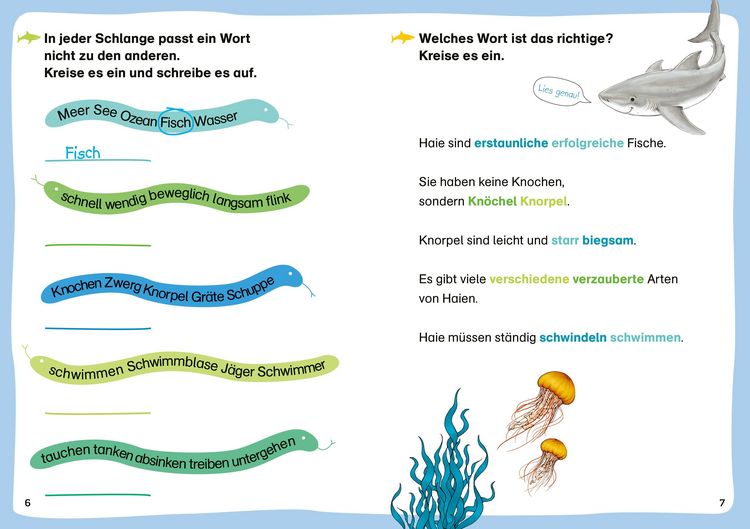 Produktbild: WAS IST WAS Erstes Leser&auml;tsel. Haie
