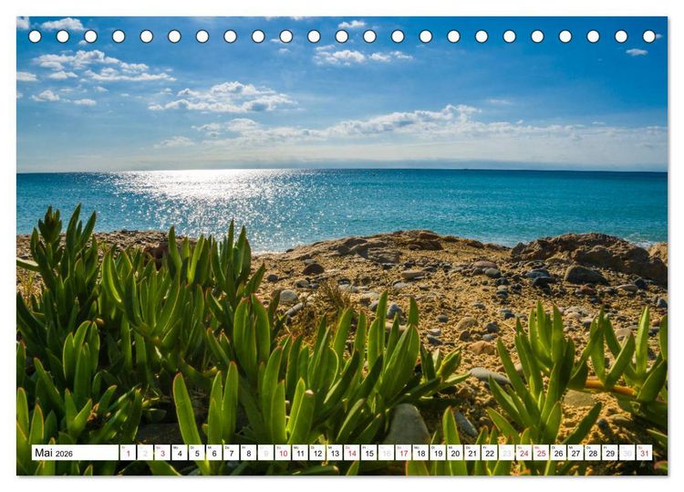 Produktbild: Miami Platja - Unvergessliche Meerblicke (Tischkalender 2026 DIN A5 quer), CALVENDO Monatskalender