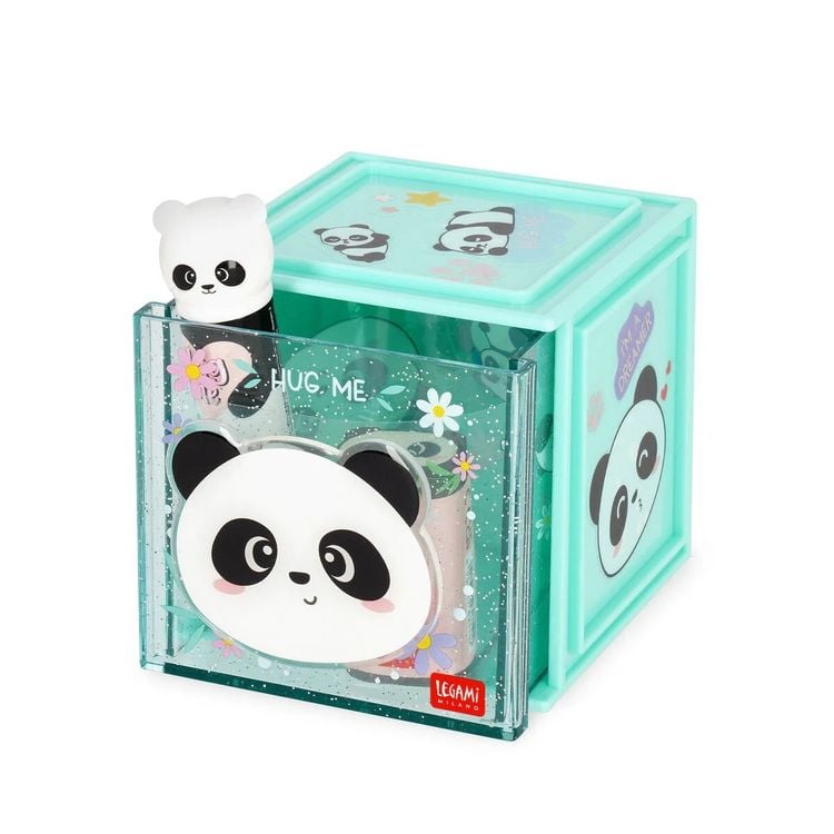 Produktbild: Legami Schreibtischbox - Cutie Cube - Panda