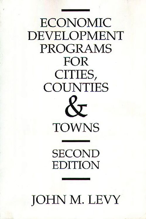 Produktbild: Economic Development Programs for Cities, Counties and Towns